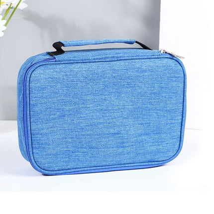 72-Slot Art Pencil Case Organizer Durable & Portable Colored Pencils Holder Artist Supplies Storage