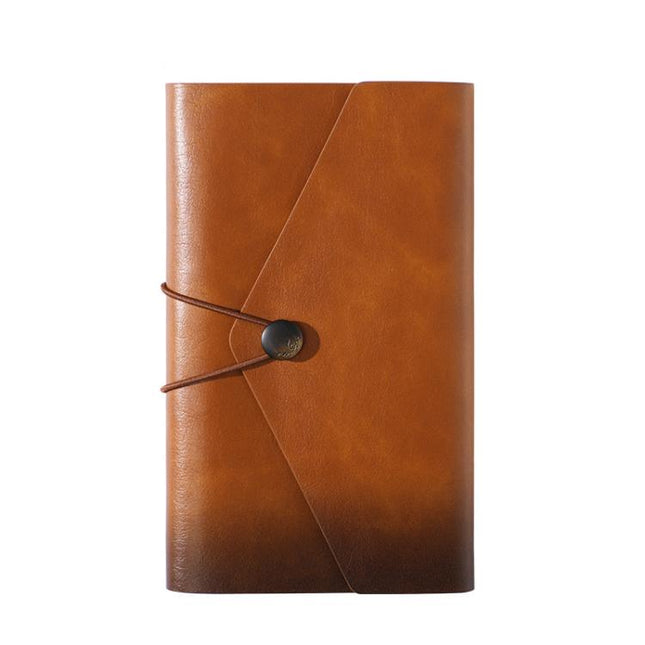 A6 Traveler Notebook Refillable Journal Vintage PU Leather 160 Pages Pocket Diary For Bullet Journaling & Travel