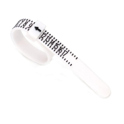 10pcs Portable Ring Measuring Belt Finger Circumference Soft Ruler