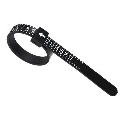 10pcs Portable Ring Measuring Belt Finger Circumference Soft Ruler