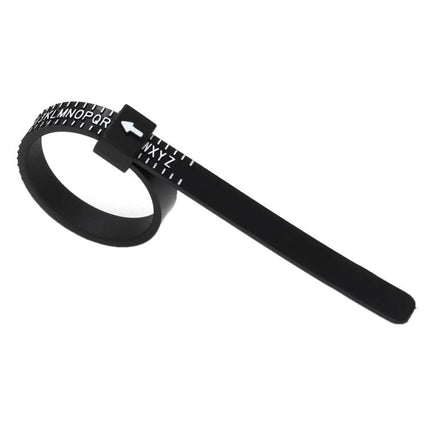 10pcs Portable Ring Measuring Belt Finger Circumference Soft Ruler