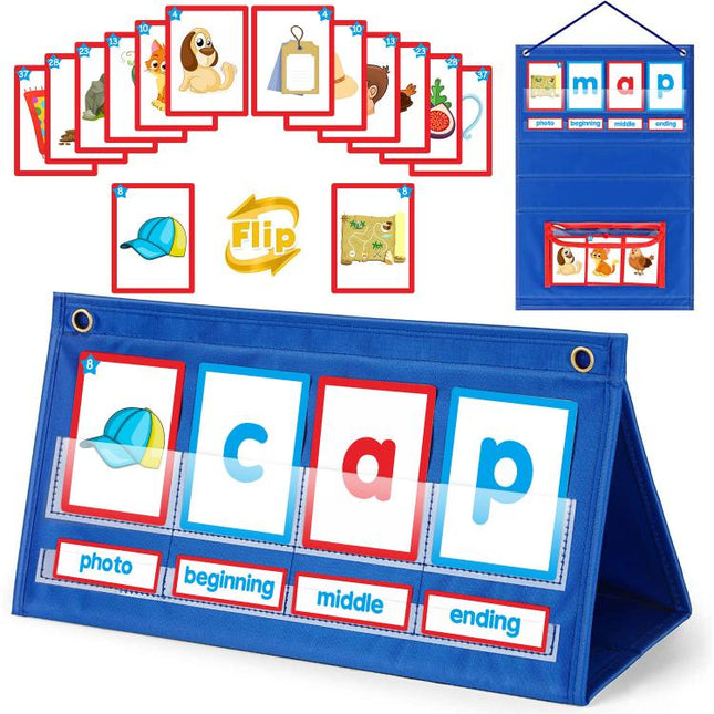 Word Spelling Game Reading Teaching Hanging Bag
