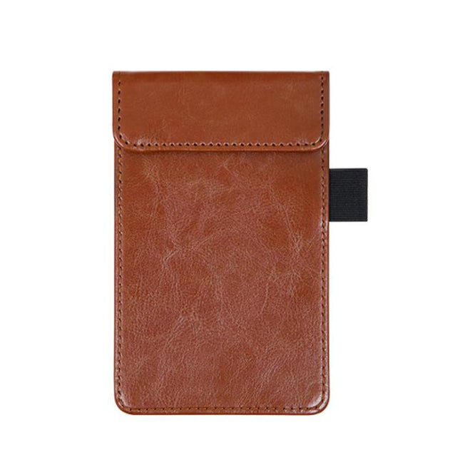 Magnetic PU Leather Clipboard with Pen Holder Portable Notepad Board Folder