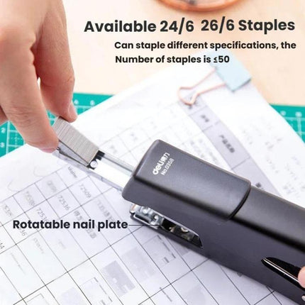Deli 0358 Handheld Medium Stapler Thickened Home Stapler