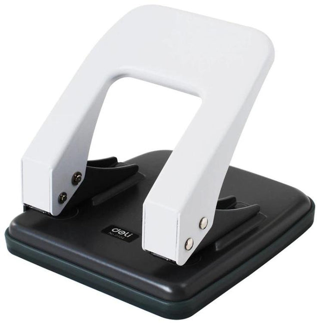 Deli 0104 Two Holes Punch With Ruler Lever Positioning 6mm Punch For 35 Pages