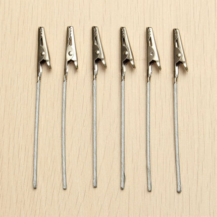 40 PCS Metal Wire Rope Alligator Clips