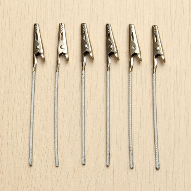 40 PCS Metal Wire Rope Alligator Clips