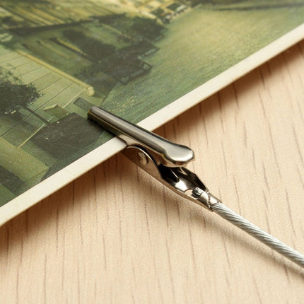 40 PCS Metal Wire Rope Alligator Clips